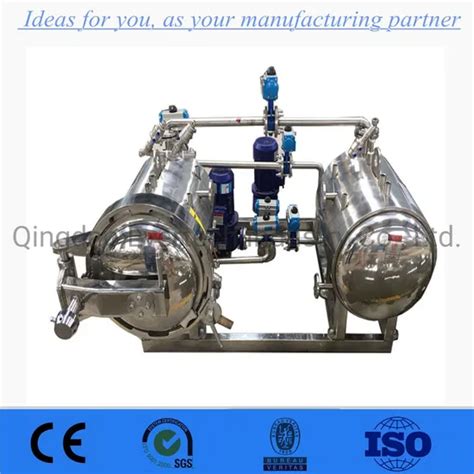 Industrial Food Sterilizer Autoclave Retort Machine For Glass Jars Tin