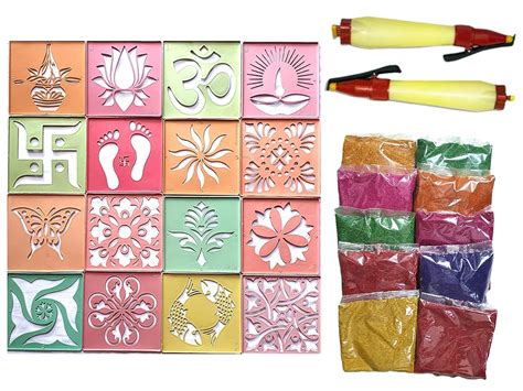 Buy Generic Rangoli Tool Kit For Making Unique And Beautiful Rangoli