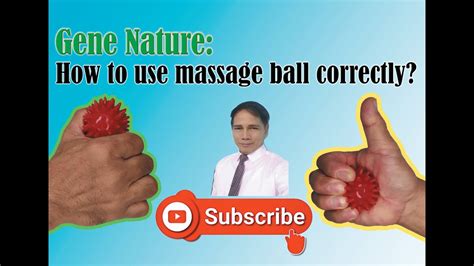 How To Use Massage Ball Correctly Youtube