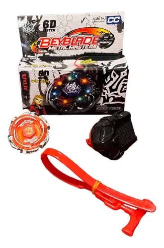 Trompos Beyblade Metal Masters Con Lanzador Y Luz MercadoLibre