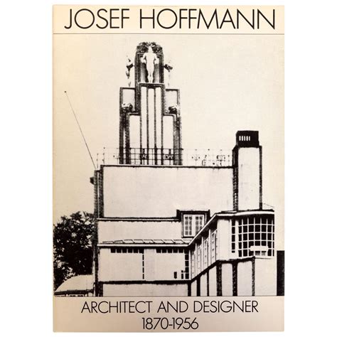 Joseph Hoffmann Architect And Designer Design Sketches By Josef Hoffmann 1st Ed At 1stdibs