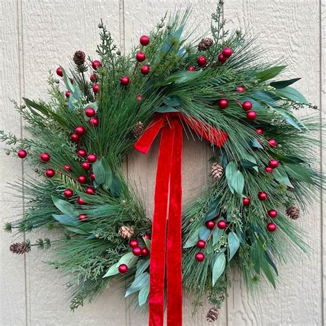 Evergreen Wreath - Etsy