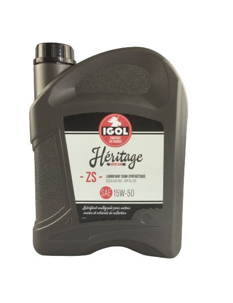 Huile Moteur Igol Heritage Zs W Bidon L