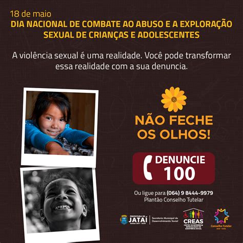 Desenvolvimento Social Dia Nacional De Combate Ao Abuso E