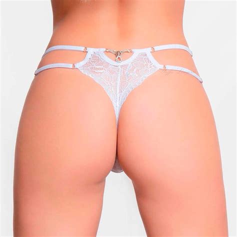 Calcinha Fio Dental Tiras Duplas Yaffa Lingerie Lust Of Love