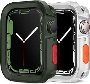 Amazon Amizee 2 Pack Rugged Case Compatible With Apple Watch Case