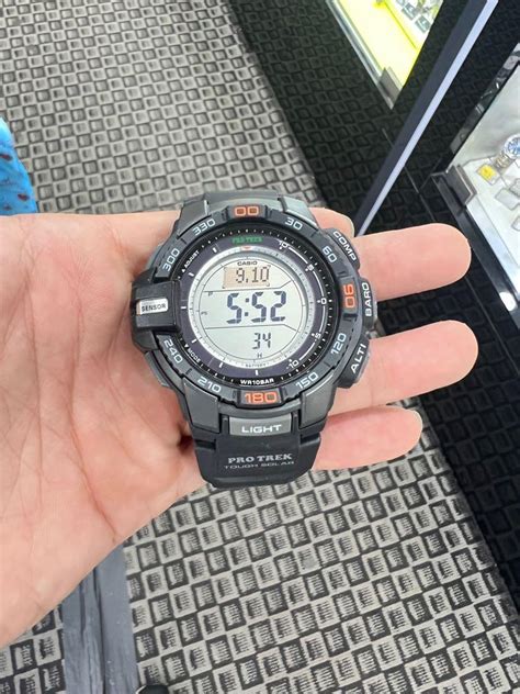 Casio Protrek Triple Sensor Tough Solar Compass Barometer Altimeter