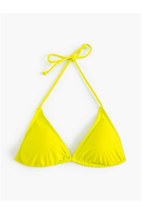 Koton Üçgen İpli Bikini Üstü Basic Fiyatı Yorumları Trendyol