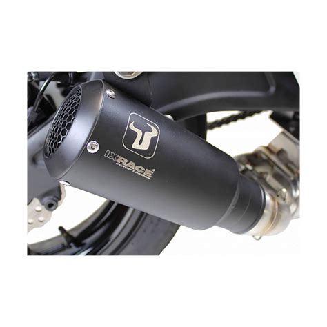 Ixrace Desert Black Stainless Steel Silenciador Para Honda Cb