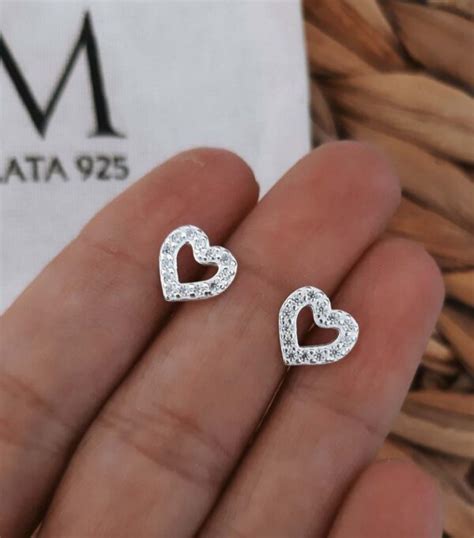 AROS CORAZÓN SHINE Merceditas Plata 925