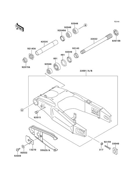 Bras Oscillant Pour Ninja Zx R Zx B Rouge Europe Esprit