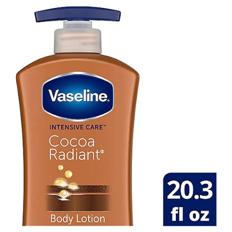 Vaseline Intensive Care Hand And Body Lotion Cocoa Radiant 203 Oz