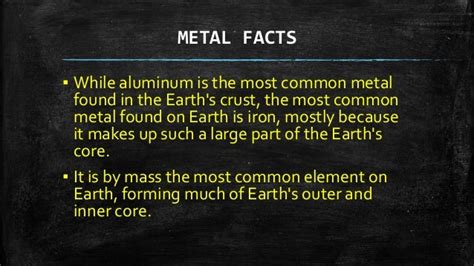 How Metals Are Made