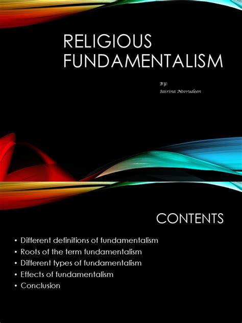 Religious Fundamentalism | PDF | Fundamentalism | Christian Fundamentalism