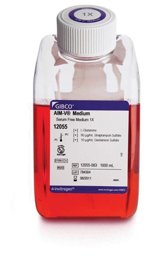 Gibco AIM V Medium Liquid Research Grade Cell Culture Media