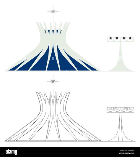 Metropolitan Cathedral Of Brasilia Im Genes Vectoriales De Stock Alamy