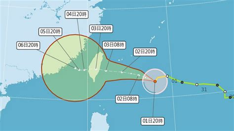 中颱海葵來勢洶洶氣象局發布海上警報 周日穿台影響時間長 FTNN 新聞網