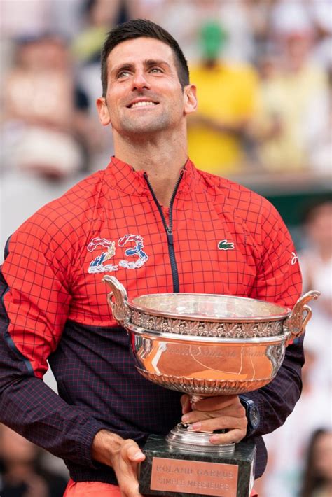 Roland Garros Lacoste Célèbre Les 23 Titres En Grand Chelem De Novak