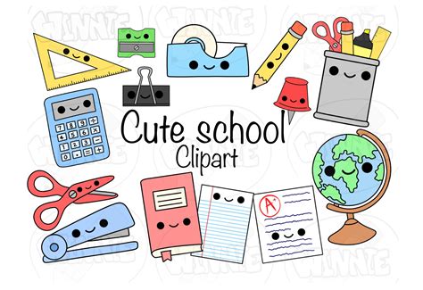 How To Draw Kawaii School Supplies