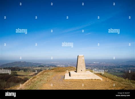 Ordnance Survey Triangulation Point At Painswick Beacon Site Of The