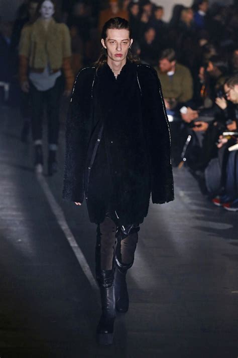 Rick Owens Fashion Show Collection Menswear Fall Winter Presented