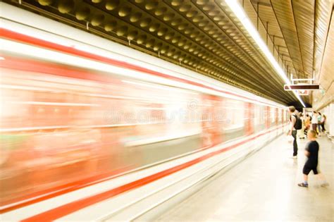 Speeding Subway Train Stock Image Image Of City Speeds 1746625