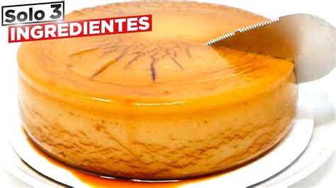 FLAN de AVENA Sin Horno y Sin Huevo Receta Fácil de 3 Ingredientes