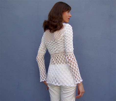 Sexy Crochet Top Pattern For Sizes S L Crochet Tutorial In Etsy