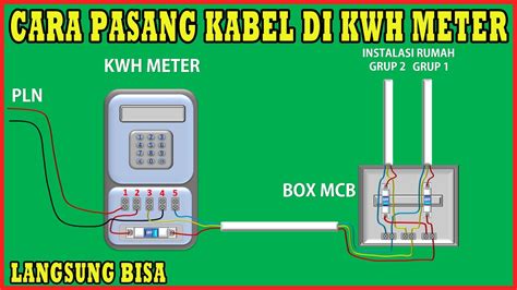 Cara Pasang Kabel Di Kwh Meter Dan Box Mcb Rumah Youtube Riset