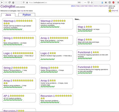 Codingbat Solutions Adam Sajewicz