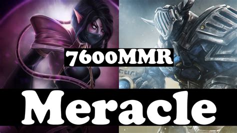 Meracle 7600 Mmr Plays Templar Assassin And Sven Ranked Match Gameplay Dota 2 Youtube