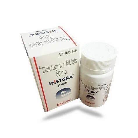 Instgra Dolutegravir 50 Mg Tablets At 5000 Bottle Tivicay In