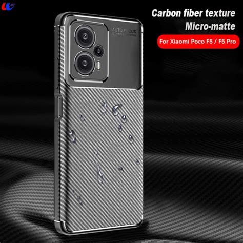 SGP Hybrid For Xiaomi Poco F5 Pro 5G Case Matte Carbon Fiber Pattern