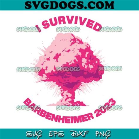 I Survived Barbenheimer 2023 Svg Png 1