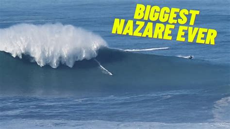 Nazar Biggest Wave Ever Epic Swell In Nazar Raw Youtube