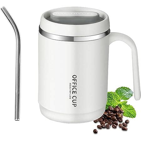 Avnicud Ml Tasse Caf En Acier Inoxydable En Bambou Tasse Isolante