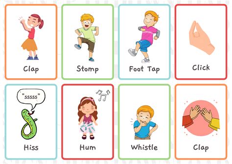 Body Percussion Resources The Best Flash Cards