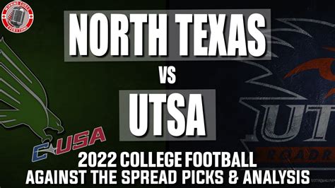 Utsa Vs North Texas C Usa Title Picks And Prediction Against The Spread