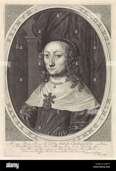 Portrait Of Catherine Charlotta Countess Palatine Of Palatinate