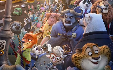 Zootopia Characters Hd Wallpaper