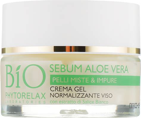 Gel Crema Facial Seborregulador Con Extracto De Aloe Vera Phytorelax