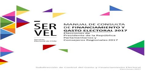 Manual De Gasto Y Financiamiento Electoral Procedimientos Del