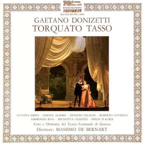 Donizetti Torquato Tasso Alaimo Serra Riva De Bernart CD