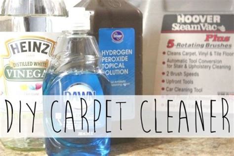 Remove Carpet Stains With Hydrogen Peroxide And Dawn