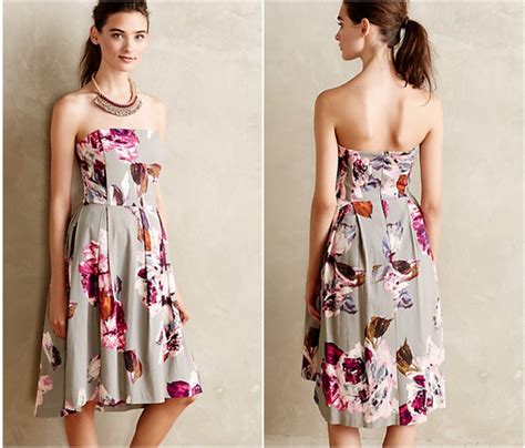 Pattern Bridesmaid Dresses - Rustic Wedding Chic