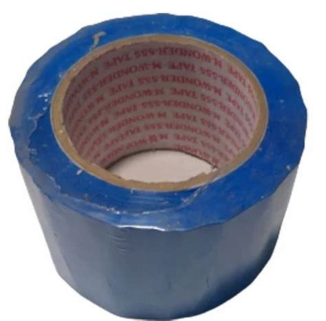 Blue Plain BOPP Tape Backing Material Cardboard At Rs 37 Roll In