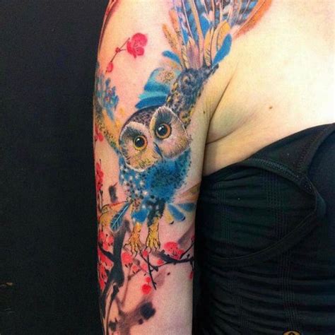 100 Tatouages Chouette Et Hibou Et Leur Signification