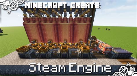 Minecraft Create Mod Steam Engine