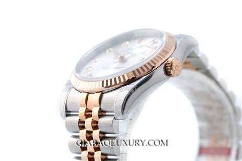 Đồng Hồ Rolex Datejust 36 116231 Mặt Số Bạc Nạm Kim Cương