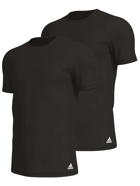 Lot De 2 Tee Shirts Col Rond Homme Active Flex Coton 3 Stripes Adidas Noir Kiabi 2995€